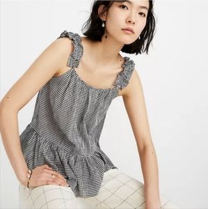 Madewell gingham top